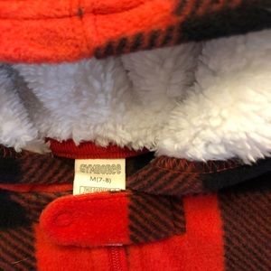 Boys fleece onesie pajamas